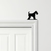 Door Topper Miniature Schnauzer Dog Various Colours Top Of Door Decorative Sign