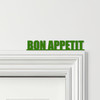 Door Topper Bon Appetit Kitchen Decor Quote Various Colours Frame Decor Sign