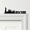 Door Topper New York Lettering & Skyline Various Colours Decorative Sign