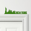 Door Topper New York Lettering & Skyline Various Colours Decorative Sign