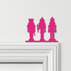 Door Topper Nutcrackers Christmas Decor Various Colours Decorative Sign