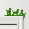 Door Topper Poodle Dog Various Colours Top Of Door Frame Decorative Sign