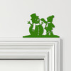 Door Topper Snowman Child Christmas Decor Various Colours Decorative Sign