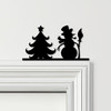 Door Topper Snowman Christmas Decor Tree Christmas Decor Various Colours Sign