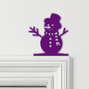 Door Topper Snowman Smiling Christmas Decor Various Colours Frame Decor Sign