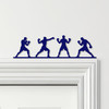 Door Topper Boxer Silhouettes Boxing Various Colours Top Of Door Decorative Sign