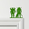 Door Topper Vikings Various Colours Top Of Door Frame Decorative Sign