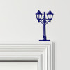 Door Topper Vintage Lamp Post Various Colours Top Of Door Frame Decorative Sign