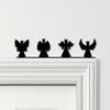 Door Topper Christmas Decor Angels Various Colours Top Of Door Decorative Sign