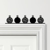 Door Topper Christmas Decor Baubles Various Colours Top Of Door Decorative Sign