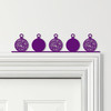 Door Topper Christmas Decor Baubles Various Colours Top Of Door Decorative Sign