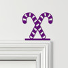 Door Topper Christmas Decor Candy Canes Various Colours Decorative Sign