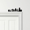 Door Topper Christmas Decor Characters Various Colours Decorative Sign