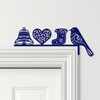 Door Topper Christmas Decor Ornaments Various Colours Decorative Sign