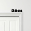 Door Topper Christmas Decor Presents Stars Various Colours Frame Decor Sign