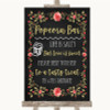 Chalk Style Blush Pink Rose & Gold Popcorn Bar Personalised Wedding Sign