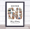 Photo Collage 60th Birthday Custom Gift For Her 18-Photo 60 Print Or Canvas Photo Collage 60th Birthday Custom Gift For Her 18-Photo 60 Print Or Canvas