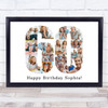 Photo Collage 60th Birthday Gift For Her 18-Photo Number 60 Print Or Canvas Photo Collage 60th Birthday Gift For Her 18-Photo Number 60 Print Or Canvas