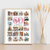 Photo Collage 60th Birthday Gift For Wife 20-Photo Portrait Print Or Canvas