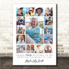Photo Collage 70th Birthday Gift For Daughter-In-Law -Photo Print Or Canvas