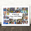 Photo Collage 100th Birthday Custom Gift For Uncle 22-Photo Print Or Canvas