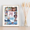Photo Collage 70th Birthday Custom Gift For Sister 10-Photo Print Or Canvas