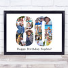 Photo Collage 80th Birthday Gift For Her 16-Photo Number 80 Print Or Canvas Photo Collage 80th Birthday Gift For Her 16-Photo Number 80 Print Or Canvas