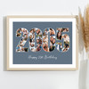 Photo Collage Blue Birthday Gift For Him 33-Photo Year 2005 Print Or Canvas Photo Collage Blue Birthday Gift For Him 33-Photo Year 2005 Print Or Canvas