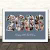 Photo Collage Blue Birthday Gift For Him 34-Photo Year 2006 Print Or Canvas Photo Collage Blue Birthday Gift For Him 34-Photo Year 2006 Print Or Canvas