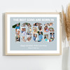 Photo Collage Blue Birthday Gift For Son 22-Photo Year 1985 Print Or Canvas