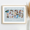 Photo Collage Blue Birthday Gift For Son 22-Photo Year 1986 Print Or Canvas