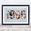 Photo Collage Blue Birthday Gift For Son 23-Photo Year 1996 Print Or Canvas