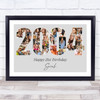 Photo Collage Grey Birthday Gift For Her 35-Photo Year 2004 Print Or Canvas Photo Collage Grey Birthday Gift For Her 35-Photo Year 2004 Print Or Canvas