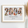 Photo Collage Grey Birthday Gift For Her 35-Photo Year 2004 Print Or Canvas Photo Collage Grey Birthday Gift For Her 35-Photo Year 2004 Print Or Canvas