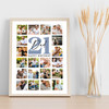 Photo Collage Print Or Canvas 21st Birthday Personalised Gift For Dad 20-Photo