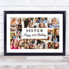 Photo Collage 21st Birthday Custom Gift For Sister 22-Photo Print Or Canvas Photo Collage 21st Birthday Custom Gift For Sister 22-Photo Print Or Canvas