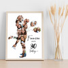 Photo Collage 30th Birthday Gift For Fiancée 15-Photo Women Print Or Canvas Photo Collage 30th Birthday Gift For Fiancée 15-Photo Women Print Or Canvas