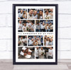 Photo Collage Stag Do Gift 10-Photo Til Hangover Do Us Part Print Or Canvas