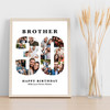 Photo Collage 30th Birthday Gift For Him 18-Photo 30 White Print Or Canvas Photo Collage 30th Birthday Gift For Him 18-Photo 30 White Print Or Canvas