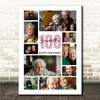 Photo Collage 100th Birthday Gift For Grandmother 10-Photo Print Or Canvas Photo Collage 100th Birthday Gift For Grandmother 10-Photo Print Or Canvas