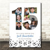 Photo Collage 9-Photo 15th Birthday Football Gift For Boys Print Or Canvas