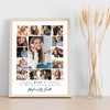 Photo Collage 21st Birthday Gift For Cousin 15-Photo White Print Or Canvas