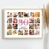 Photo Collage 30th Birthday Personalised Gift For Mummy 20-Photo Print Or Canvas Photo Collage 30th Birthday Personalised Gift For Mummy 20-Photo Print Or Canvas