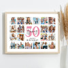 Photo Collage 50th Birthday Personalised Gift For Nanny 20-Photo Print Or Canvas Photo Collage 50th Birthday Personalised Gift For Nanny 20-Photo Print Or Canvas
