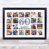 Photo Collage 60th Birthday Personalised Gift For Daddy 20-Photo Print Or Canvas Photo Collage 60th Birthday Personalised Gift For Daddy 20-Photo Print Or Canvas