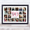 Photo Collage 90th Birthday Personalised Gift For Nanna 20-Photo Print Or Canvas