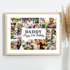 Photo Collage 21st Birthday Personalised Gift For Daddy 22-Photo Print Or Canvas
