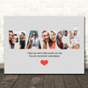 Photo Collage 6-Photo Personalised Gift For Fiancée Any Occasion Print Or Canvas Photo Collage 6-Photo Personalised Gift For Fiancée Any Occasion Print Or Canvas