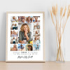 Photo Collage 50th Birthday Personalised Gift For Wife 15-Photo Print Or Canvas