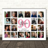 Photo Collage 90th Birthday Personalised Gift For Mum 20-Photo Print Or Canvas